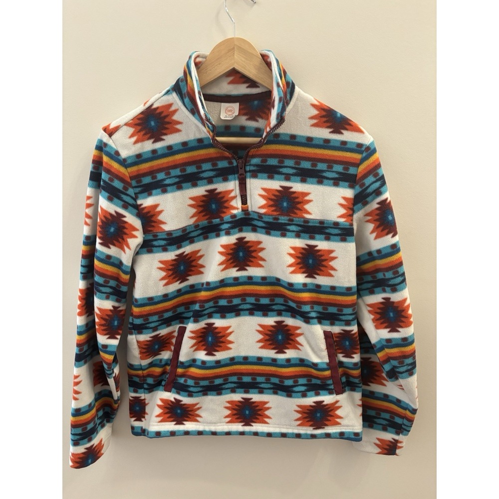 Wonder Nation‎ Women's Quarter Zip XL Aztec Print
